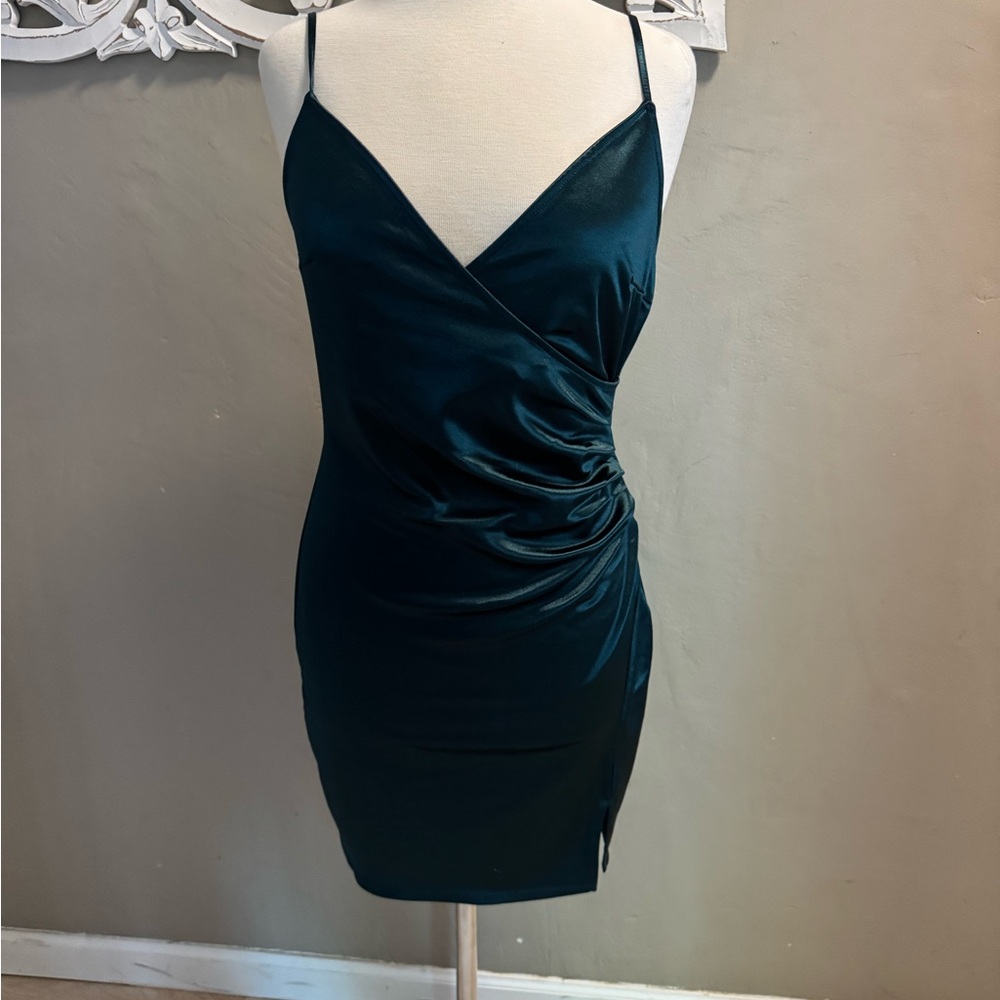 Elegant Teal Dress
